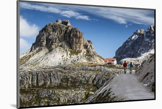 Europe, Italy, Alps, Dolomites, Sexten Dolomites, South Tyrol, Rifugio Antonio Locatelli-Mikolaj Gospodarek-Mounted Photographic Print