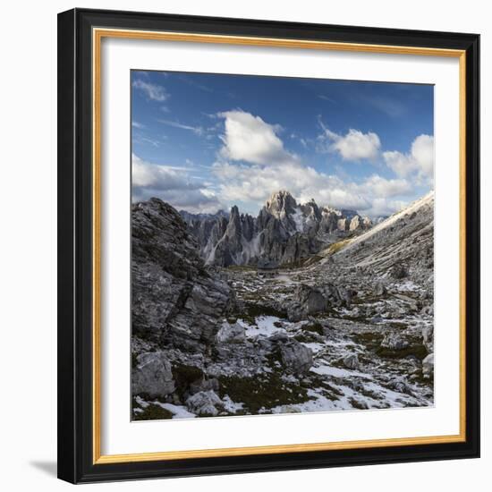 Europe, Italy, Alps, Dolomites, Sexten Dolomites, Veneto, Belluno, Rifugio Lavaredo-Mikolaj Gospodarek-Framed Photographic Print