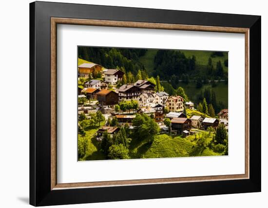 Europe, Italy, Alps, Dolomites, Veneto, Belluno, Selva di Cadore, view from Colle Santa Lucia-Mikolaj Gospodarek-Framed Photographic Print