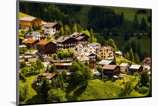 Europe, Italy, Alps, Dolomites, Veneto, Belluno, Selva di Cadore, view from Colle Santa Lucia-Mikolaj Gospodarek-Mounted Photographic Print