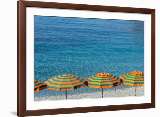 Europe, Italy, Liguria. Summer in Monterosso, Cinque Terre.-Catherina Unger-Framed Photographic Print