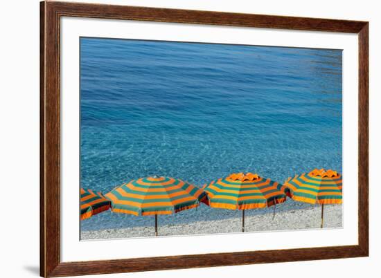 Europe, Italy, Liguria. Summer in Monterosso, Cinque Terre.-Catherina Unger-Framed Photographic Print