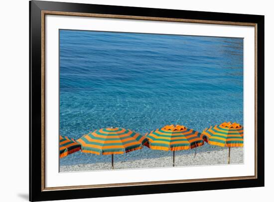 Europe, Italy, Liguria. Summer in Monterosso, Cinque Terre.-Catherina Unger-Framed Photographic Print