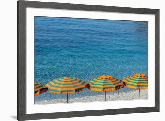 Europe, Italy, Liguria. Summer in Monterosso, Cinque Terre.-Catherina Unger-Framed Photographic Print