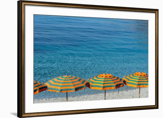 Europe, Italy, Liguria. Summer in Monterosso, Cinque Terre.-Catherina Unger-Framed Photographic Print