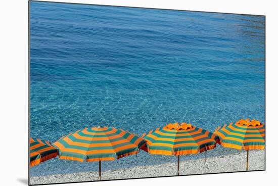 Europe, Italy, Liguria. Summer in Monterosso, Cinque Terre.-Catherina Unger-Mounted Photographic Print