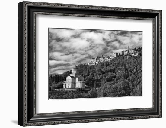 Europe, Italy, Montepulciano. Church of San Biagio at Foot of Town-Jaynes Gallery-Framed Photographic Print