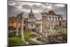 Europe, Italy, Rome. Ruins of Roman Temple of Saturn.-Jaynes Gallery-Mounted Photographic Print