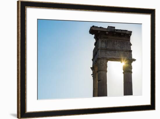 Europe, Italy, Rome. Temple of Apollo Sosiano-Catherina Unger-Framed Photographic Print