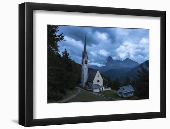 Europe, Italy, the Dolomites, South Tyrol, Urtiji, Church St Jakob-Gerhard Wild-Framed Photographic Print