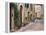 Europe, Italy, Tuscany, Pienza. Street Along the Town of Pienza-Julie Eggers-Framed Premier Image Canvas