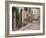 Europe, Italy, Tuscany, Pienza. Street Along the Town of Pienza-Julie Eggers-Framed Photographic Print