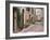 Europe, Italy, Tuscany, Pienza. Street Along the Town of Pienza-Julie Eggers-Framed Photographic Print