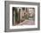 Europe, Italy, Tuscany, Pienza. Street Along the Town of Pienza-Julie Eggers-Framed Photographic Print