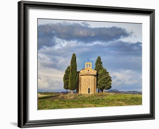 Europe, Italy, Tuscany, San Quirico Dorcia. the Vitaleta Chapel-Julie Eggers-Framed Photographic Print