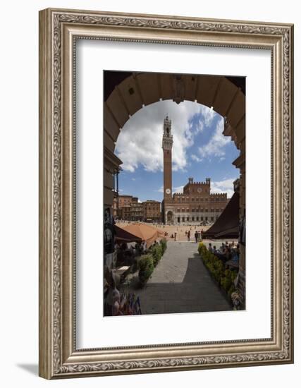 Europe, Italy, Tuscany, Siena, Piazza Del Campo-Gerhard Wild-Framed Photographic Print