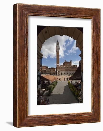 Europe, Italy, Tuscany, Siena, Piazza Del Campo-Gerhard Wild-Framed Photographic Print