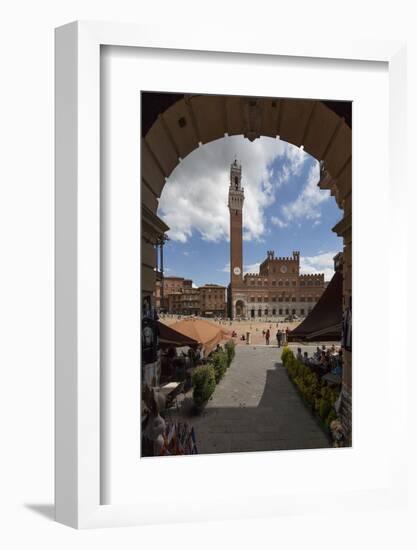 Europe, Italy, Tuscany, Siena, Piazza Del Campo-Gerhard Wild-Framed Photographic Print