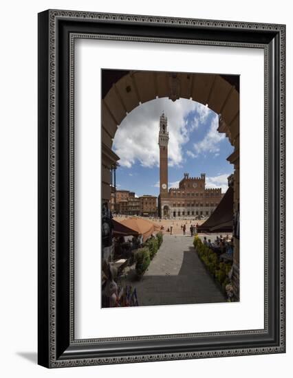 Europe, Italy, Tuscany, Siena, Piazza Del Campo-Gerhard Wild-Framed Photographic Print