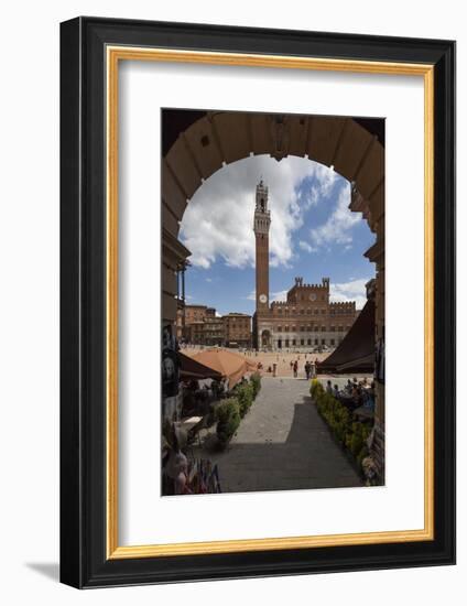 Europe, Italy, Tuscany, Siena, Piazza Del Campo-Gerhard Wild-Framed Photographic Print