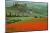 Europe, Italy, Tuscany. The Belvedere villa landmark and farmland.-Jaynes Gallery-Mounted Photographic Print