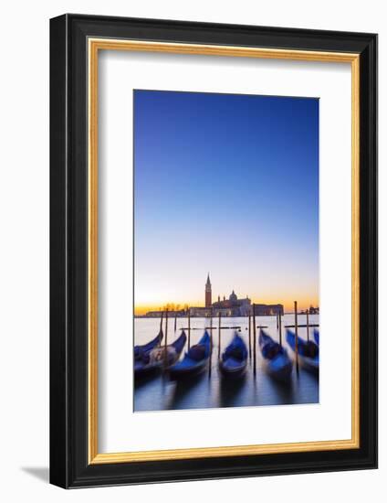 Europe, Italy, Veneto, Venice, San Giorgio Maggiore Church across Basino Di San , Sunrise-Christian Kober-Framed Photographic Print