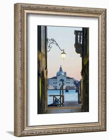 Europe, Italy, Veneto, Venice, San Giorgio Maggiore Church across Basino Di San-Christian Kober-Framed Photographic Print