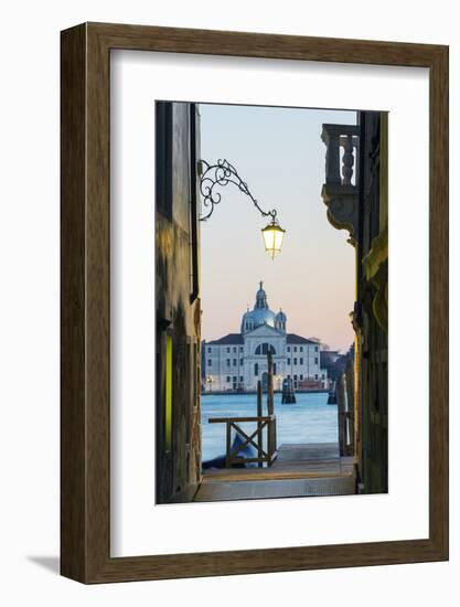 Europe, Italy, Veneto, Venice, San Giorgio Maggiore Church across Basino Di San-Christian Kober-Framed Photographic Print