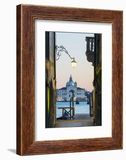 Europe, Italy, Veneto, Venice, San Giorgio Maggiore Church across Basino Di San-Christian Kober-Framed Photographic Print