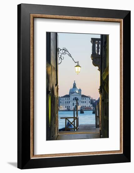 Europe, Italy, Veneto, Venice, San Giorgio Maggiore Church across Basino Di San-Christian Kober-Framed Photographic Print