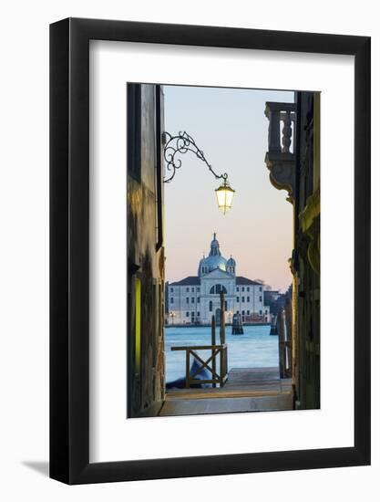 Europe, Italy, Veneto, Venice, San Giorgio Maggiore Church across Basino Di San-Christian Kober-Framed Photographic Print