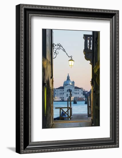 Europe, Italy, Veneto, Venice, San Giorgio Maggiore Church across Basino Di San-Christian Kober-Framed Photographic Print