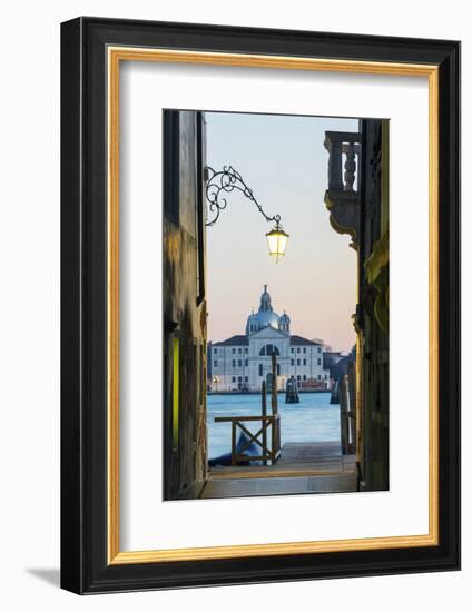 Europe, Italy, Veneto, Venice, San Giorgio Maggiore Church across Basino Di San-Christian Kober-Framed Photographic Print