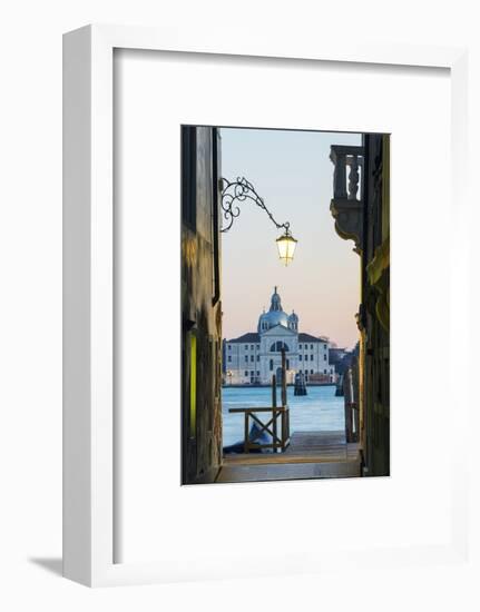 Europe, Italy, Veneto, Venice, San Giorgio Maggiore Church across Basino Di San-Christian Kober-Framed Photographic Print