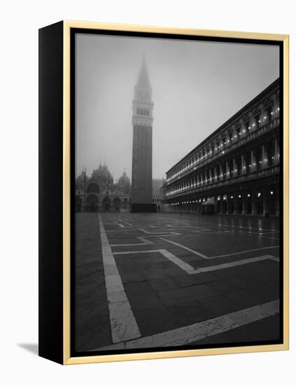 Europe, Italy, Venice. Campanile at Piazza San Marco at Sunrise-Bill Young-Framed Premier Image Canvas