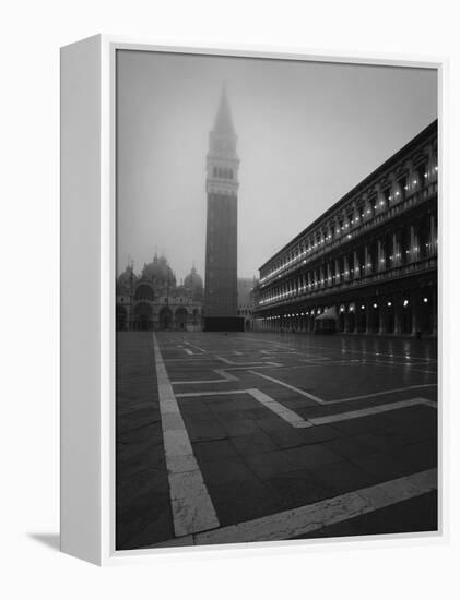 Europe, Italy, Venice. Campanile at Piazza San Marco at Sunrise-Bill Young-Framed Premier Image Canvas