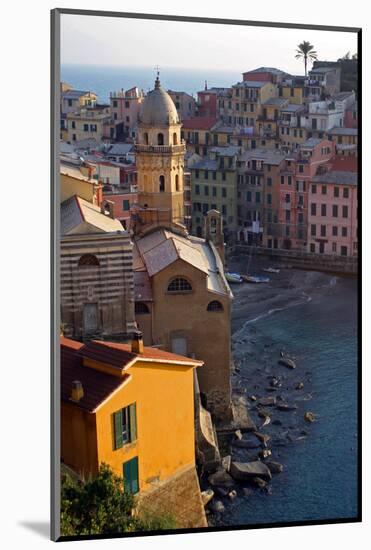 Europe, Italy, Vernazza. Cinque Terre Town of Vernazza, Italy-Kymri Wilt-Mounted Photographic Print