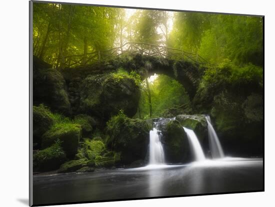 Europe, Luxembourg, Mullerthal - Schiessentümpel Waterfall-Aliaume Chapelle-Mounted Photographic Print