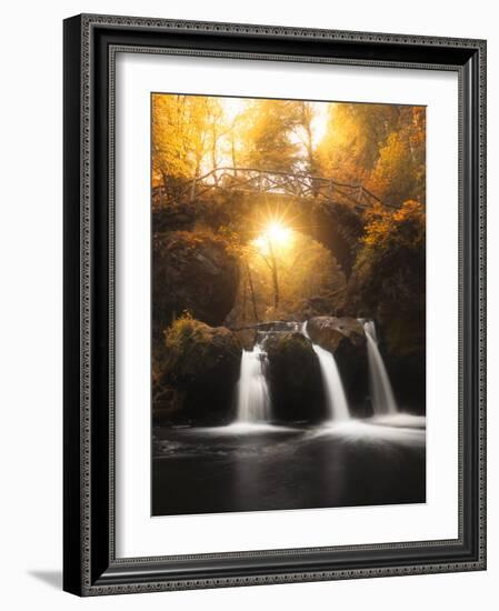 Europe, Luxembourg, Mullerthal - Schiessentümpel Waterfall-Aliaume Chapelle-Framed Photographic Print