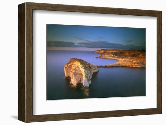 Europe, Maltese Islands, Gozo. Dramatic Scenery in Dwejra-Ken Scicluna-Framed Photographic Print