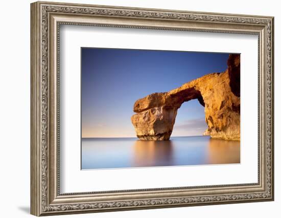 Europe, Maltese Islands, Gozo. the Famed Rock Formations of the Azure Window in Dwejra.-Ken Scicluna-Framed Photographic Print