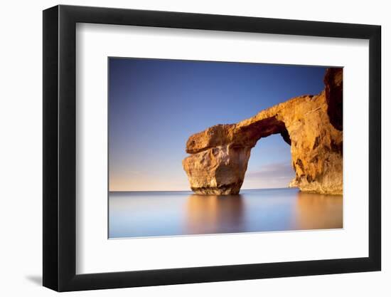 Europe, Maltese Islands, Gozo. the Famed Rock Formations of the Azure Window in Dwejra.-Ken Scicluna-Framed Photographic Print