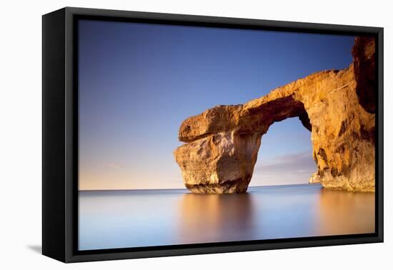 Europe, Maltese Islands, Gozo. the Famed Rock Formations of the Azure Window in Dwejra.-Ken Scicluna-Framed Premier Image Canvas