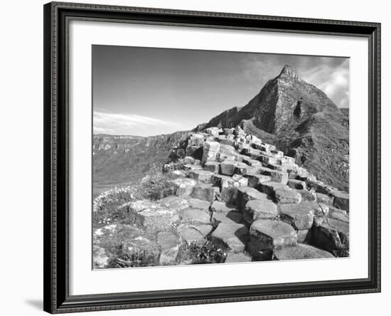 Europe, Northern Ireland. Basalt Columns at the Giant's Causeway-Dennis Flaherty-Framed Photographic Print