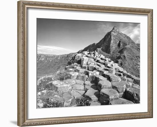 Europe, Northern Ireland. Basalt Columns at the Giant's Causeway-Dennis Flaherty-Framed Photographic Print