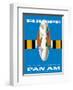 Europe - Only 7 Jet Magic Hours from New York - Pan American World Airways-Bobri-Framed Art Print