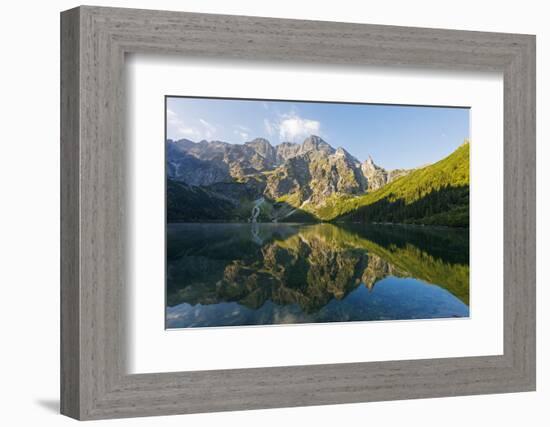 Europe, Poland, Carpathian Mountains, Zakopane, Lake Morskie Oko (Eye of the Sea)-Christian Kober-Framed Photographic Print
