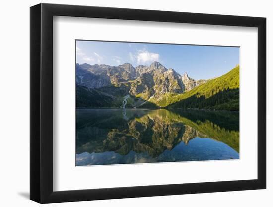 Europe, Poland, Carpathian Mountains, Zakopane, Lake Morskie Oko (Eye of the Sea)-Christian Kober-Framed Photographic Print