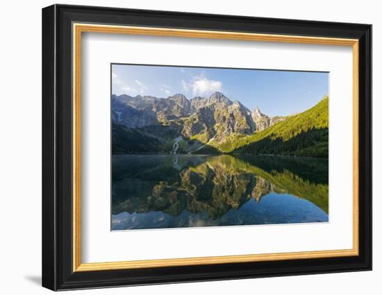 Europe, Poland, Carpathian Mountains, Zakopane, Lake Morskie Oko (Eye of the Sea)-Christian Kober-Framed Photographic Print