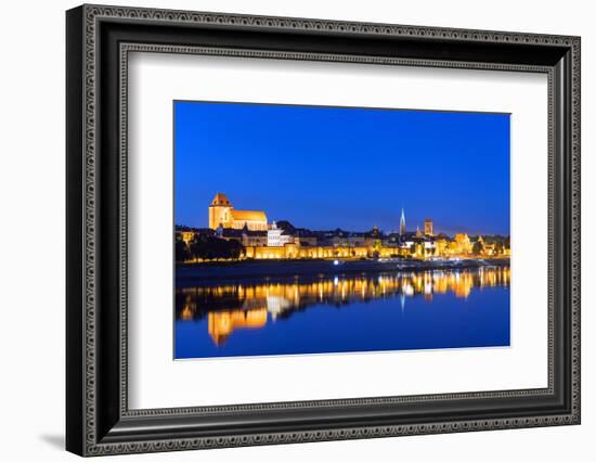 Europe, Poland, Gdansk and Pomerania, Torun, UNESCO Medieval Old Town, Vistula River-Christian Kober-Framed Photographic Print